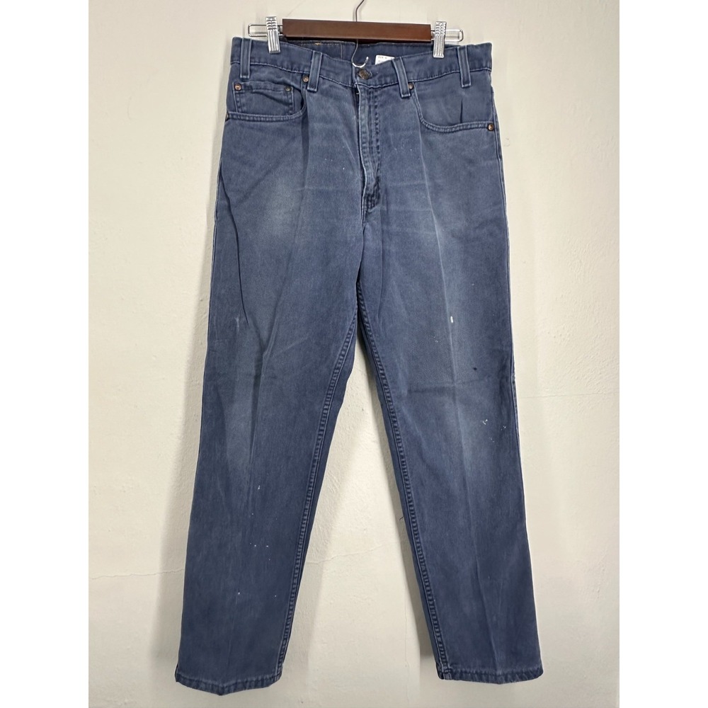 VTG 1997 Levi's 540 Orange Tab Made USA Grey/Blue 32x30 [Fit 26x29]